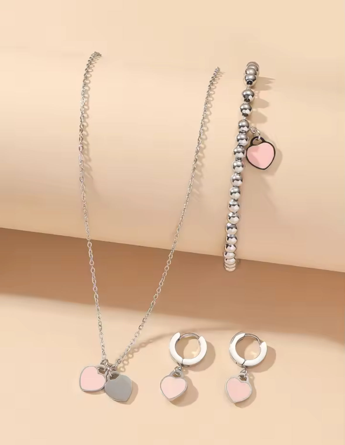 Set Bracciale, Collana e Orecchini ‘Return to Love’ Argento