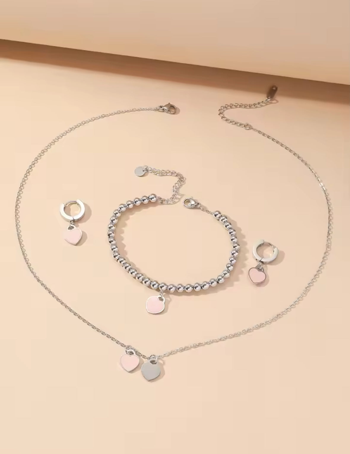 Set Bracciale, Collana e Orecchini ‘Return to Love’ Argento