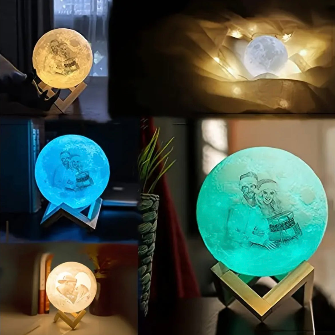 Lampada Lunare Personalizzata