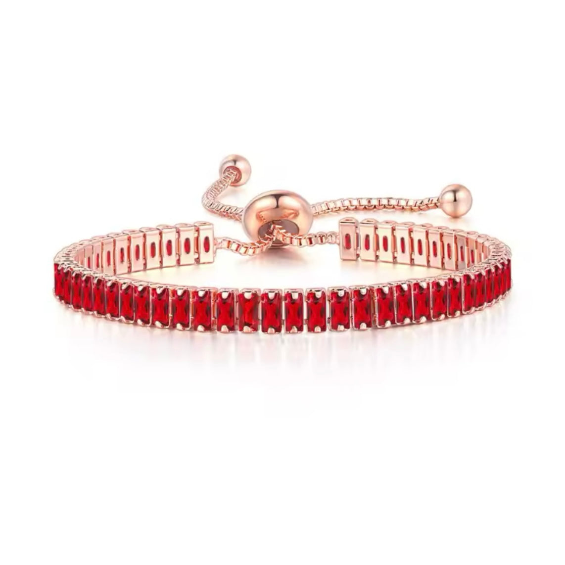 Bracciale Tennis con Zirconi da 6mm Oro/Oro Rosa/Argento