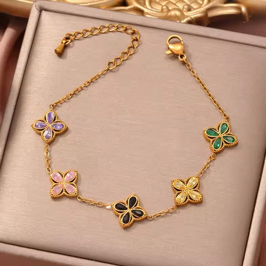 Bracciale ‘Monogram Flower’ Oro