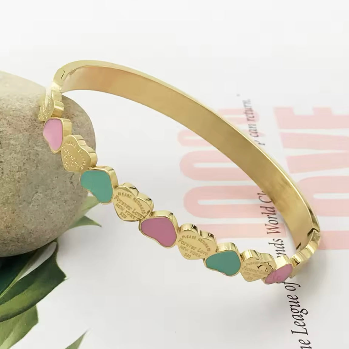 Bracciale 'Return to Love' Argento 925 - Oro/Oro Rosa/Argento