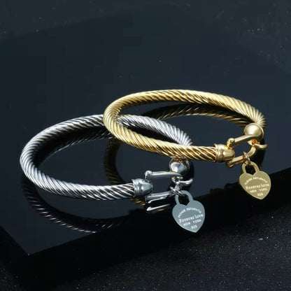 Bracciale 'Padlock of Love' Oro/Argento