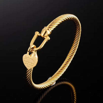 Bracciale 'Padlock of Love' Oro/Argento