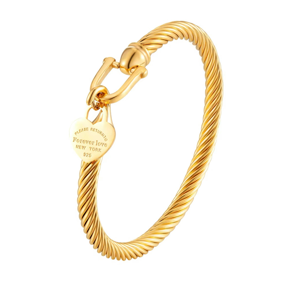 Bracciale 'Padlock of Love' Oro/Argento