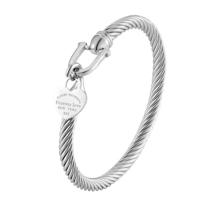 Bracciale 'Padlock of Love' Oro/Argento