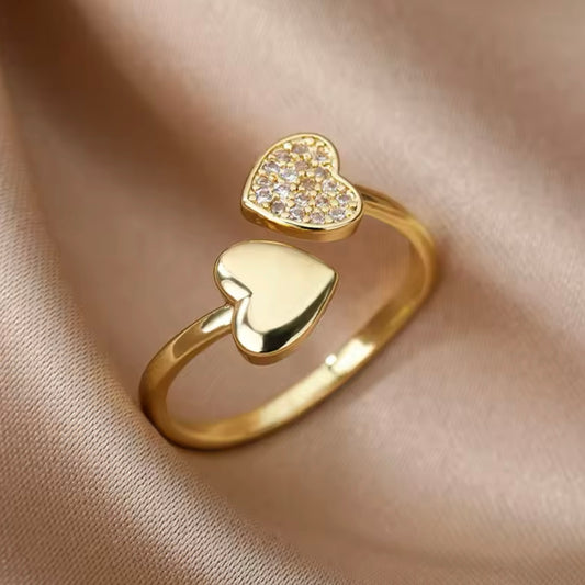 Anello 'Double Love' Oro