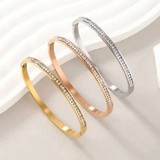 Bracciale Elegance con Zirconi Oro/Oro Rosa/Argento