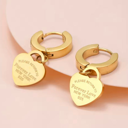 Orecchini 'Return to Love' con Ciondolo Argento 925 - Oro/Argento