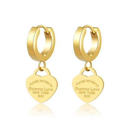 Orecchini 'Return to Love' con Ciondolo Argento 925 - Oro/Argento